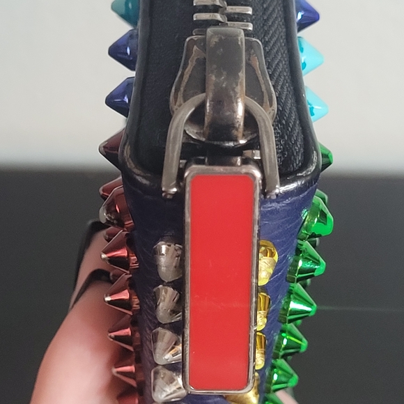 Christian Louboutin Panettone Long Wallet Multicolor Studs - Picture 13 of 15